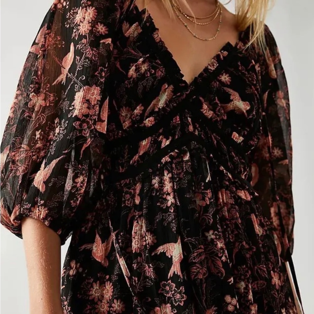 Free People 'You're A Jewel' Printed Maxi Dress size S - Picture 3 of 5